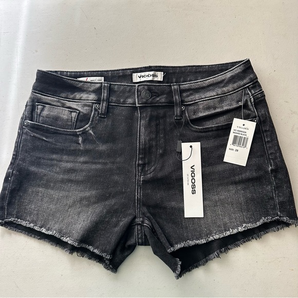 Vigoss MARLEY MIDRISE RAW EDGE - BLACK WASH - Picture 4 of 6